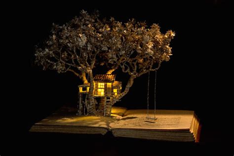 Enchanting Book Sculptures Inspired by Fairy Tales | Book sculpture, Enchanted book, Fairy tale ...