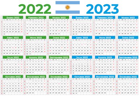 Calendario 2022 Argentina Con Días Festivos Para Imprimir