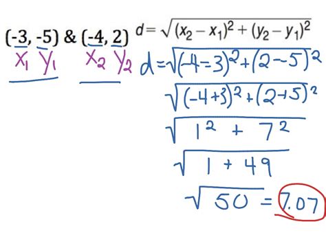 Distance Formula between Two Coordinates | Math, geometry, Distance ...