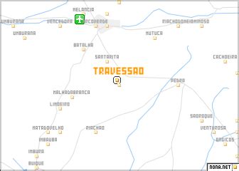 Travessão (Brazil) map - nona.net