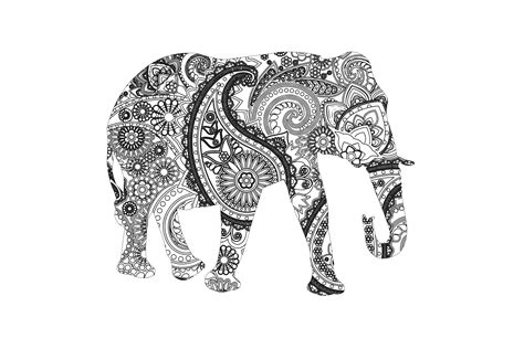 Mandala Svg Elephants Mandala Svg Zentangle Elephants - vrogue.co