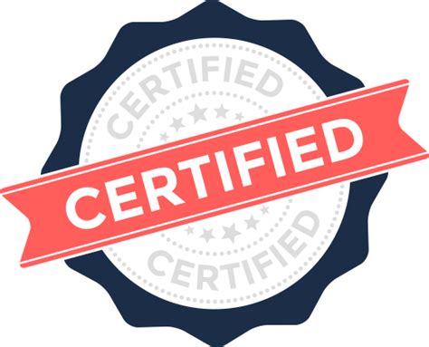 Certified PNG, Transparent Certification Label Stamp - Free Transparent ...