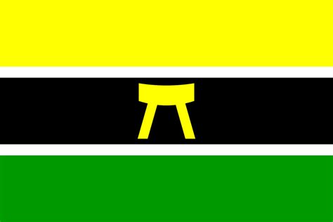 The flag of the Ashanti kingdom nation (part of modern-day Ghana ...