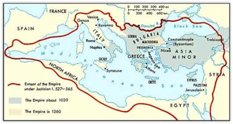 Constantinople Map Byzantine