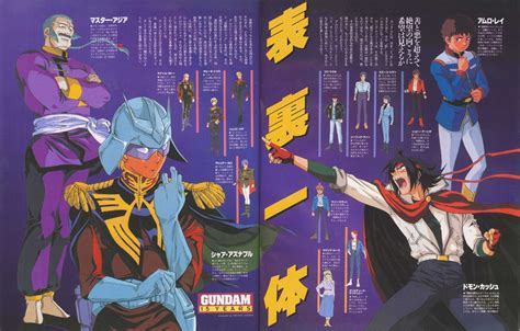 Oldtype/Newtype, Some of the major characters of the Gundam...