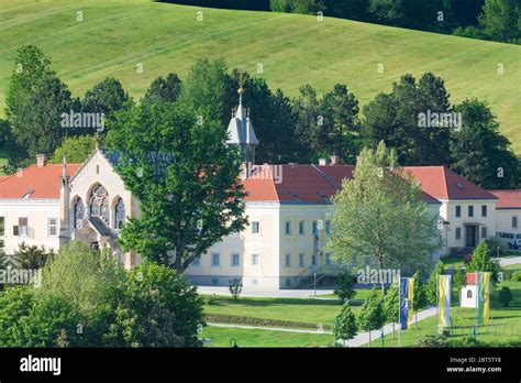 Alland: Schloss Mayerling Castle, in Wienerwald, Vienna Woods, Niederösterreich, Lower Austria ...