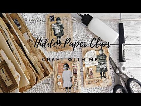 Hidden paper Clips - Craft With Me - YouTube