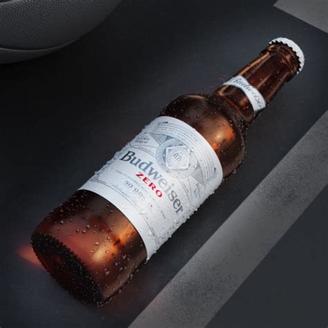 Budweiser Zero Non Alcoholic Beer, Alcohol Free Lager, 6 bottle / 12 fl ...