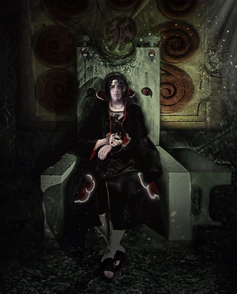 Itachi Sitting On Throne Anime