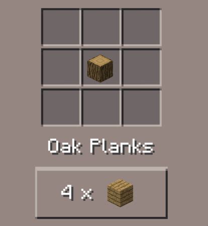 Oak Planks: Minecraft Pocket Edition: CanTeach