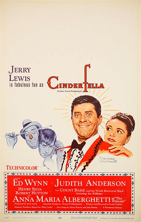 Cinderfella Original 1960 U.S. Window Card Movie Poster - Posteritati ...