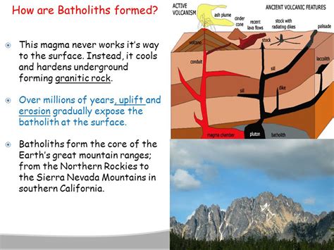 Batholith Formation