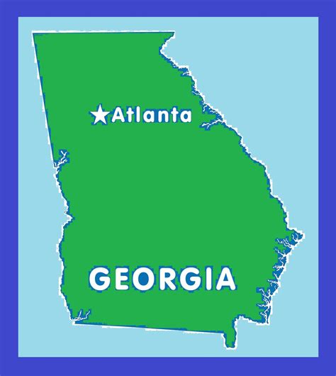 Political Map Of Georgia Large Printable And Standard - vrogue.co