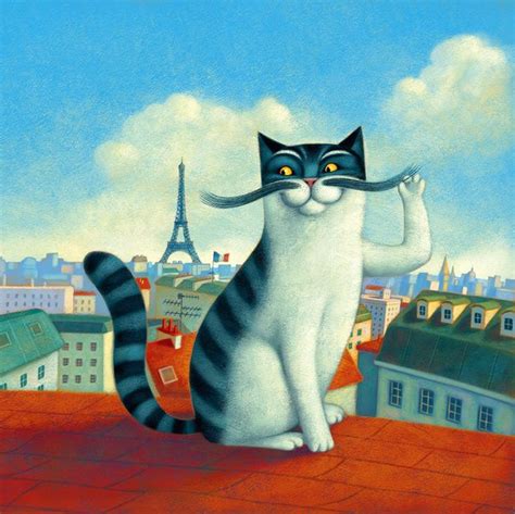 A cat in Paris Art Print | Paris art print, Cat art, Cats illustration