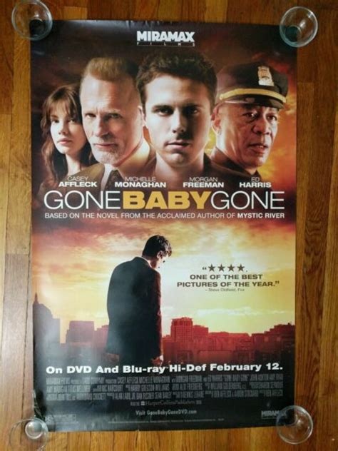 GONE BABY GONE Movie POSTER 27x40 D Casey Affleck John Ashton Morgan Freeman | eBay