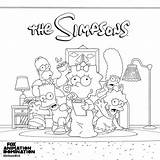 Fun Coloring Book Of The Simpsons sketch template