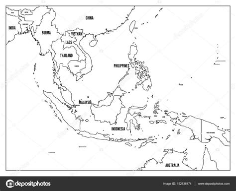 East Asia Map Countries