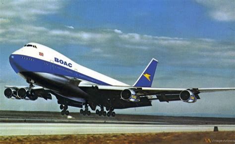 BOAC Boeing 747-100 Promo Photo - Vintage Airliners