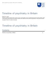 timeline of psychiatry in britain printable.pdf - D241 Exploring mental ...