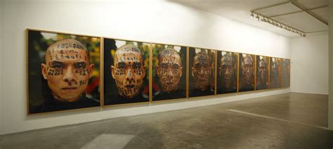 Zhang Huan’s Family Tree – His whole face painted black