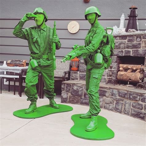 Green army men Halloween costume. #greenarmymen #greenarmy #vintagetoys ...