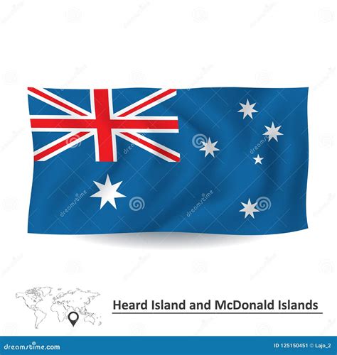 Flag of Heard Island and McDonald Islands Stock Vector - Illustration ...