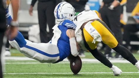 Colts' Michael Pittman Jr. addresses scary hit against Steelers: 'I was like, 'Oh, s--t, what ...