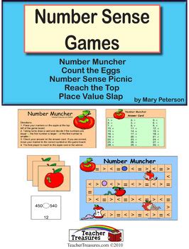 Number Sense Games by Mary Peterson | Teachers Pay Teachers