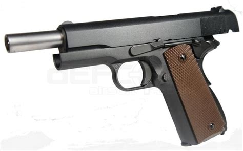 WE 1911 Gas Blowback Airsoft Pistol (Black) » DEFCON AIRSOFT