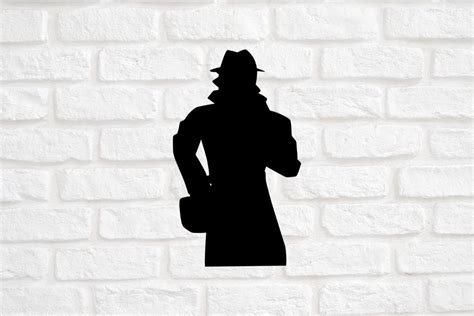Spy Agent Silhouette Vector Graphic by MagaArt · Creative Fabrica
