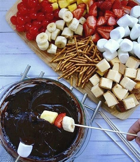 Homemade Chocolate Fondue Recipe - A Stay at Home Date Idea!