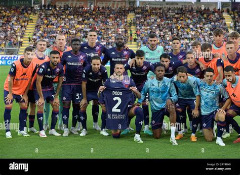 Frosinone FR, Italy, 28 Sep 2023, the starting line up of AC Fiorentina ...