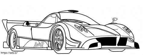 1560496896 Pagani Zonda R A4 coloring page