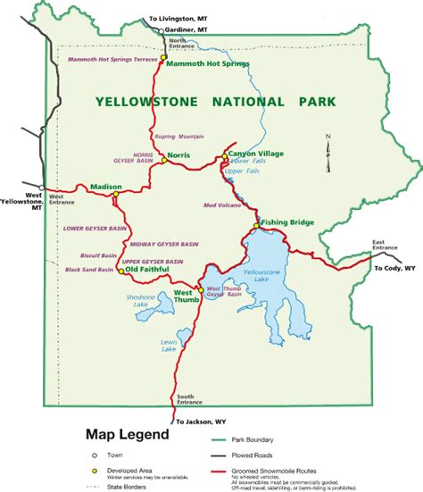 Snowmobile Yellowstone - Trails and Maps | United states travel destinations, Yellowstone ...