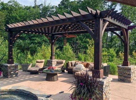 Top 60 Best Pergola Ideas - Backyard Splendor In The Shade