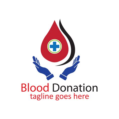 Blood Donation Logo Template Design Vector 13060455 Vector Art at Vecteezy