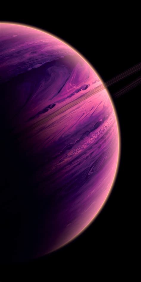 Purple Space Wallpaper Cartoon