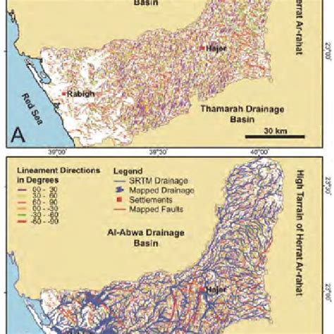 Simplified geological map of Rabigh drainage basin. Map extracted and ...