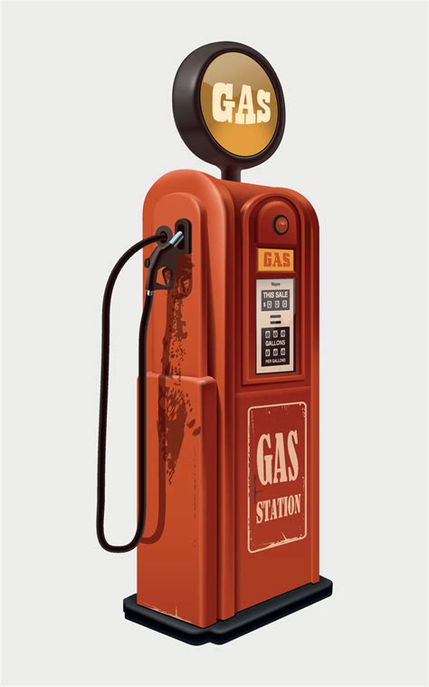 Retro Gas Station 18729982 Vector Art at Vecteezy