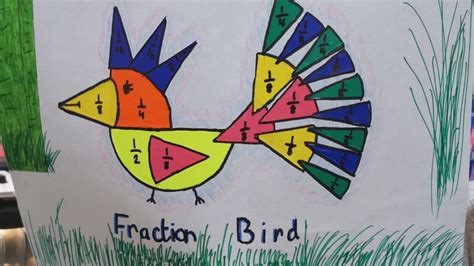 Fraction Bird - Fraction arts and activity - YouTube