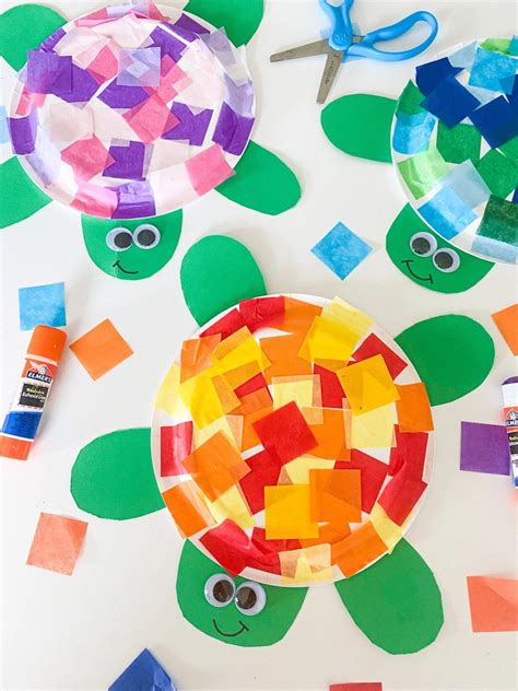 10 CUTE Turtle Crafts for Preschoolers - ABCDee Learning