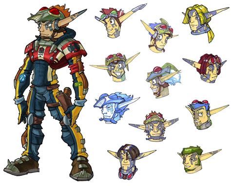 jak and daxter 2 concept art - spinachartichokealforno