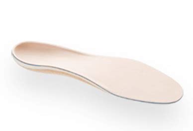 What are the main types of orthotic inserts for shoes?