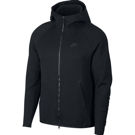 Nike Men's Sportswear Tech Fleece Full Zip Hoodie Black 928483-010 - Walmart.com