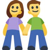 👫 Woman and Man Holding Hands Emoji on Facebook 2.0