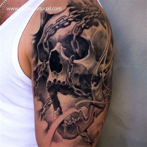 Pin by Pietro Di Marzo on Ink this out | Skull sleeve tattoos, Skull ...