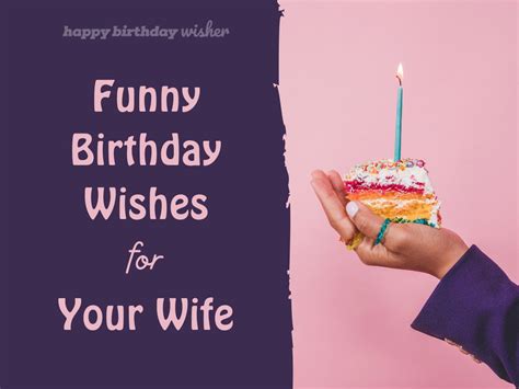 50 Funny Birthday Wishes for Your Wife to Make Her Laugh - Happy Birthday Wisher