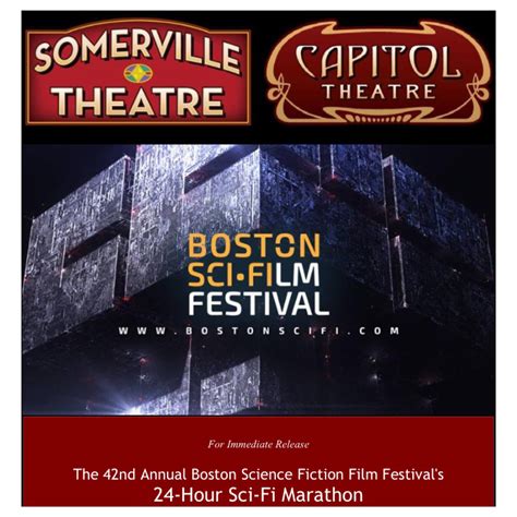 Somerville Theater 24hr Sci-Fi Film Marathon starts noon 2/19 | The ...