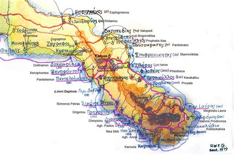 A Map of Athos