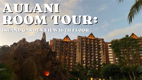 Aulani Room Tour: Island Garden View Studio - 16th Floor! - YouTube